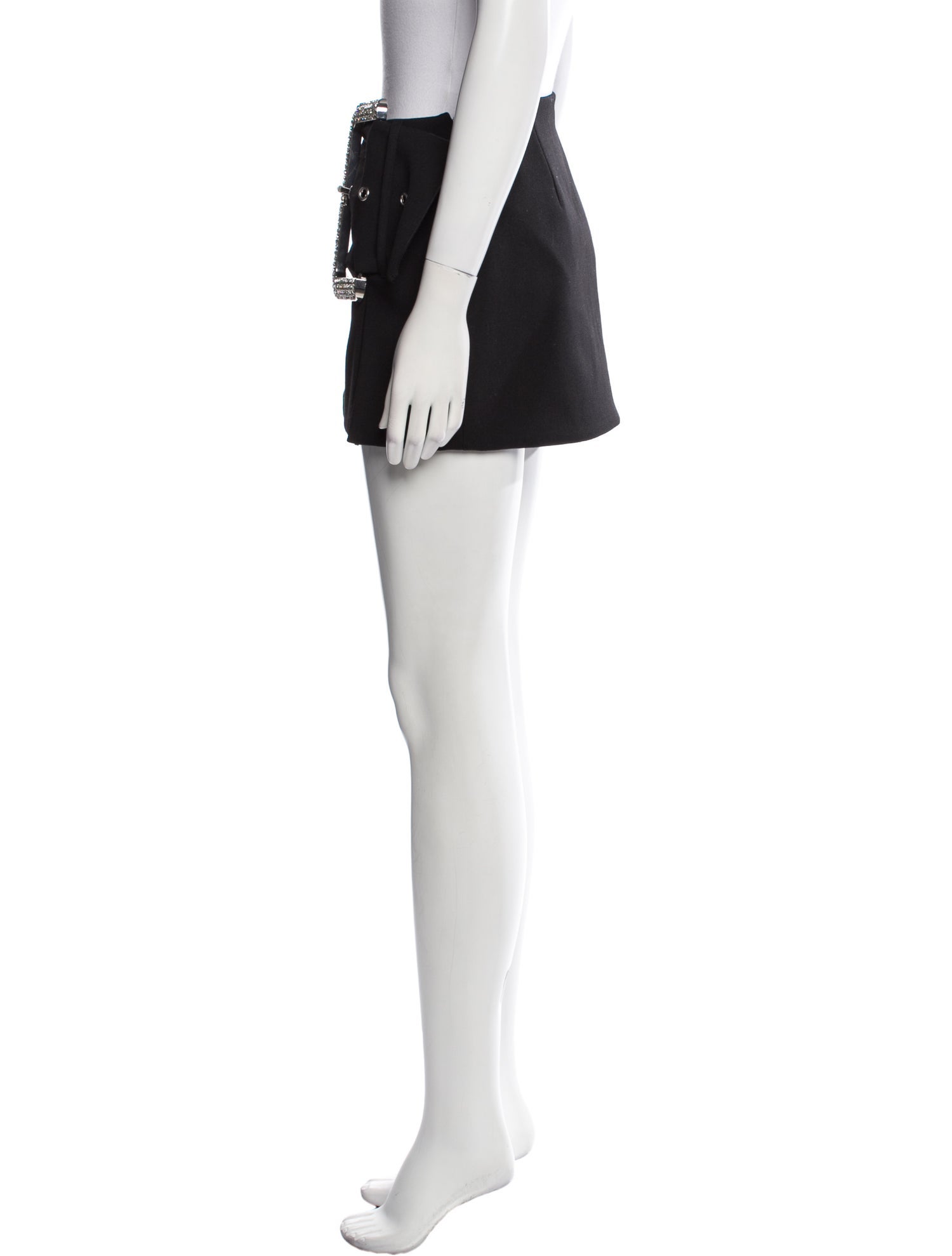 Area Virgin Wool Mini Skirt