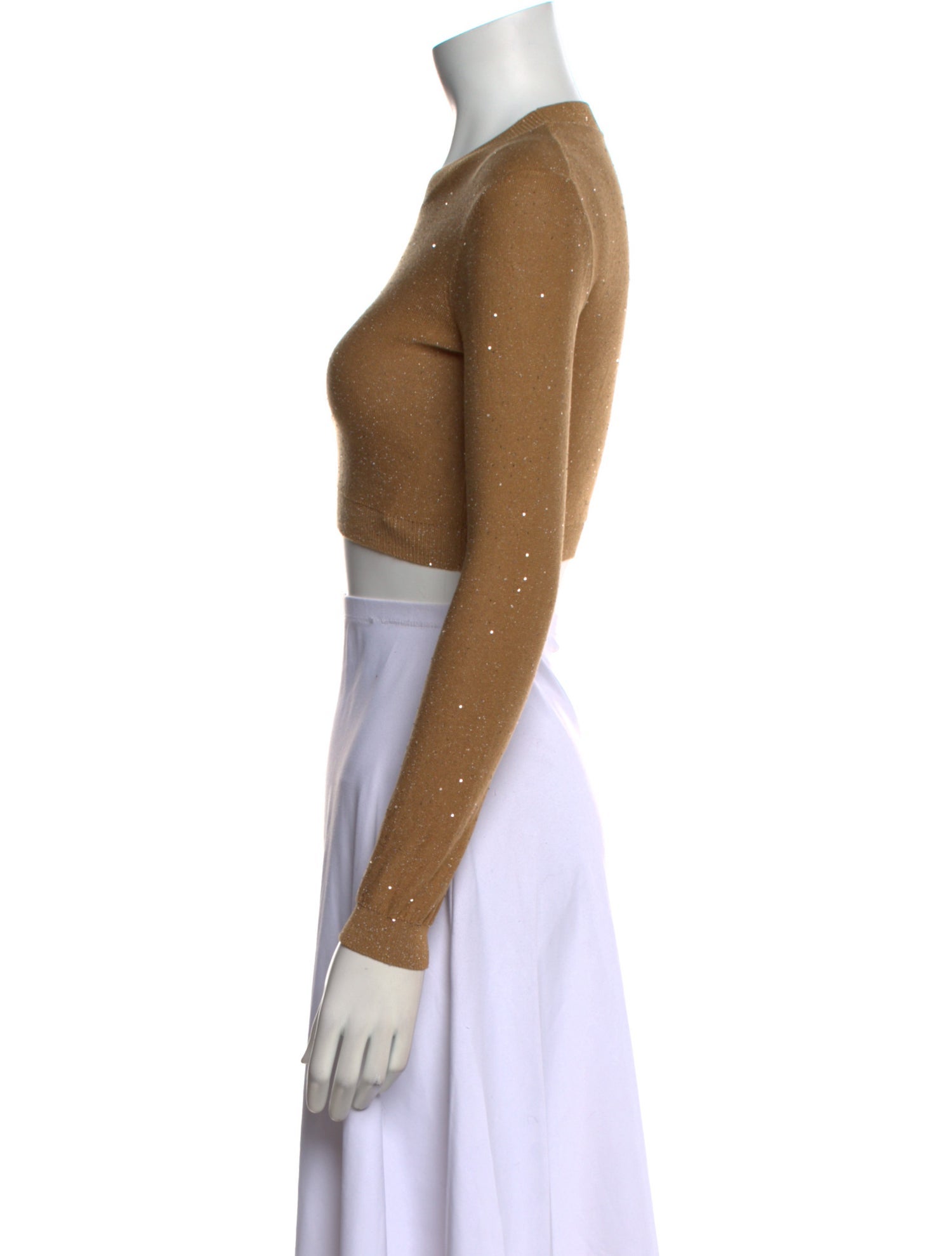 Area Silk Crew Neck Sweater