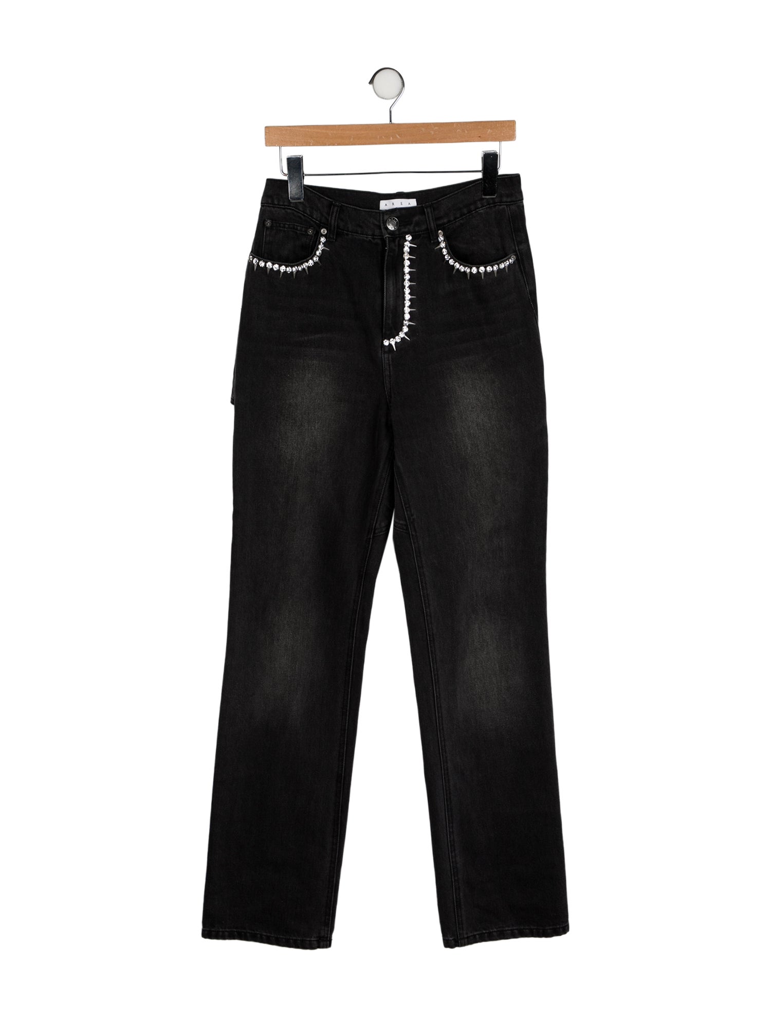 Area High-Rise Straight Leg Jeans