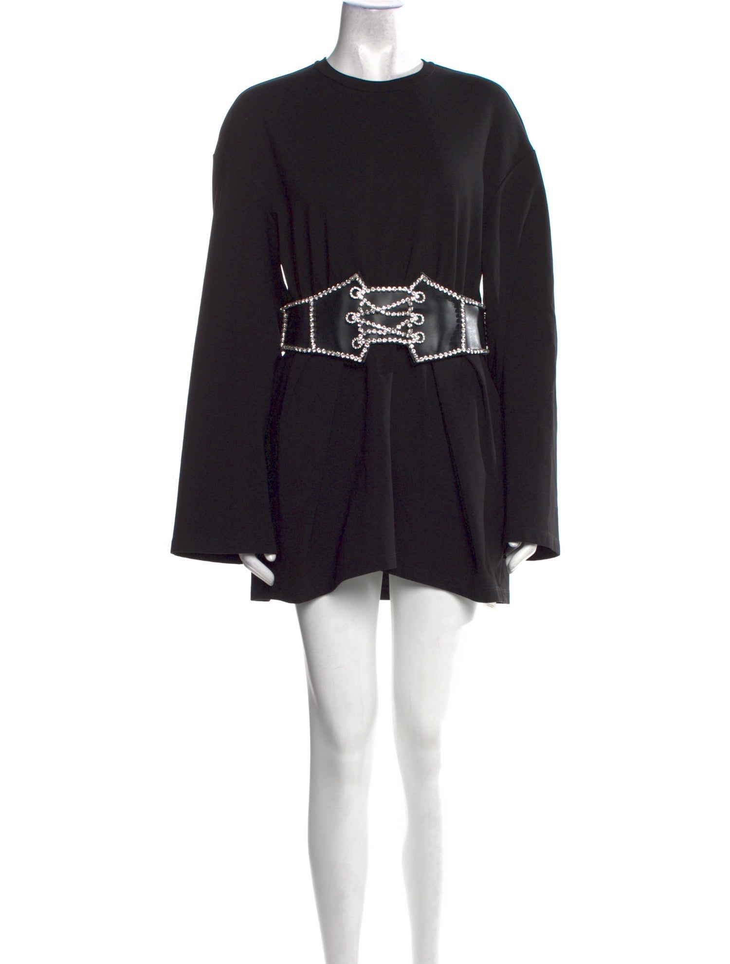 Area Crew Neck Mini Dress