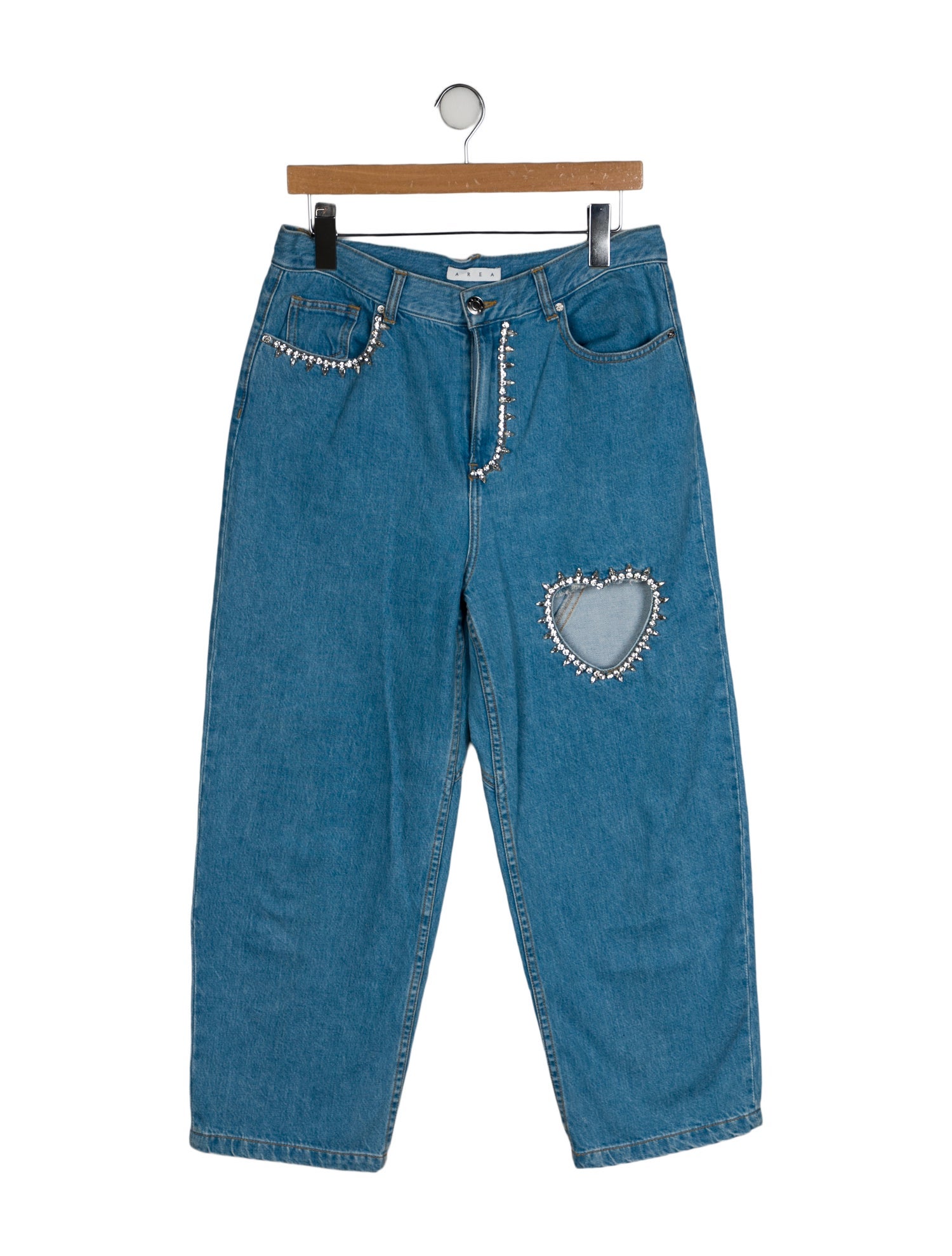 Area High-Rise Wide Leg Jeans