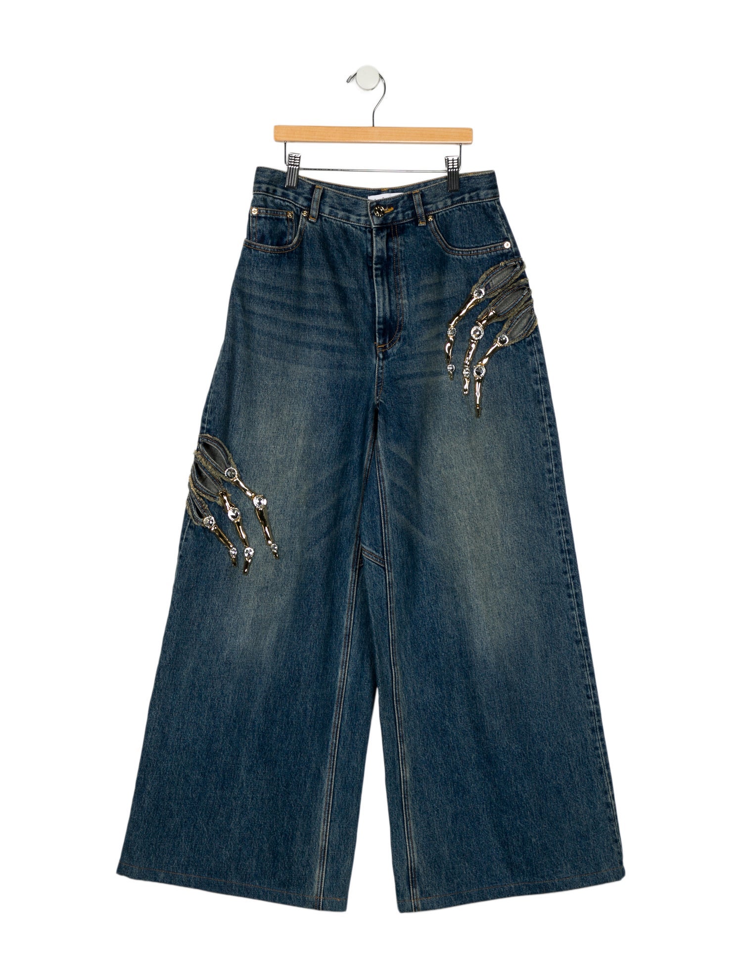 Area High-Rise Wide Leg Jeans