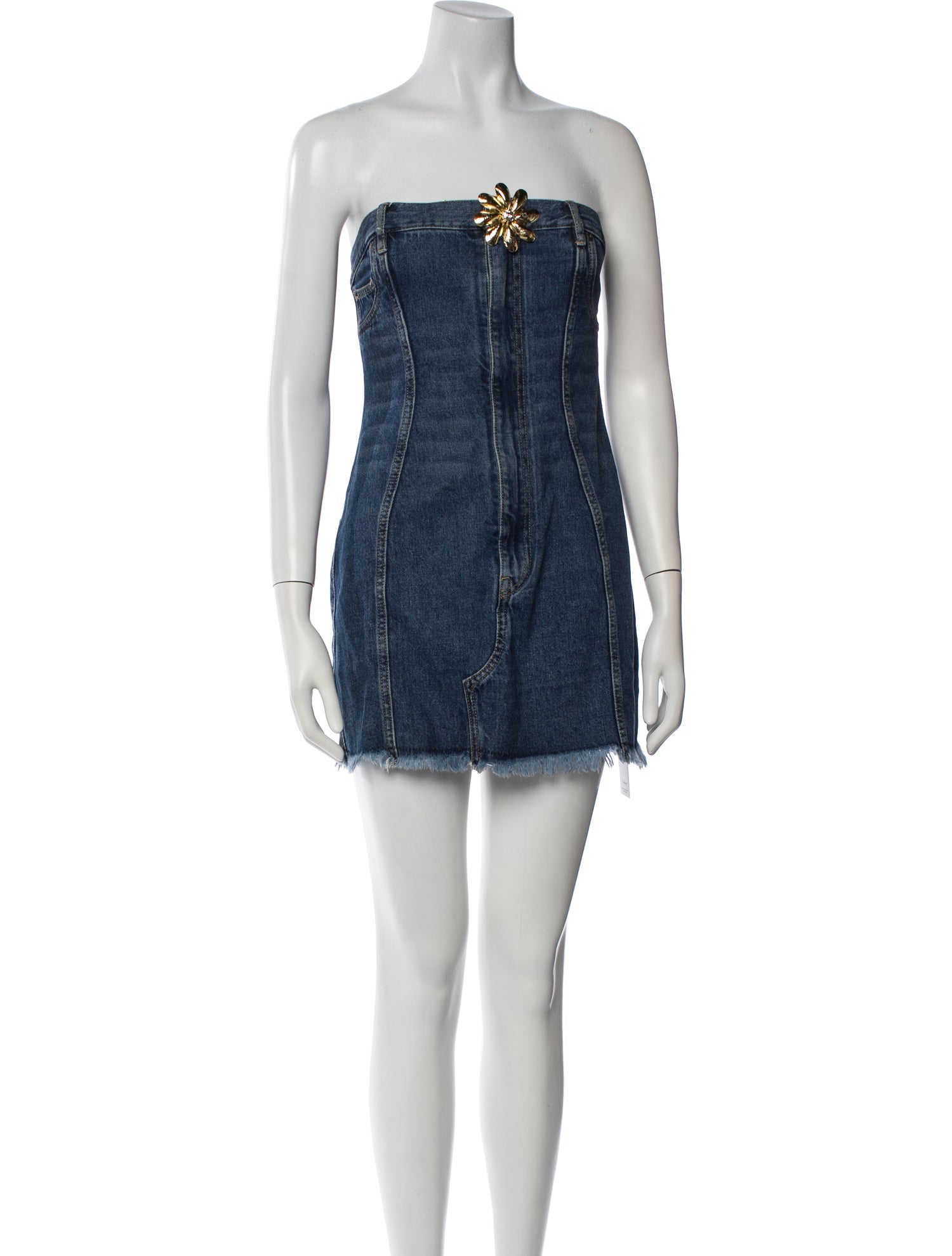 Area Strapless Mini Dress