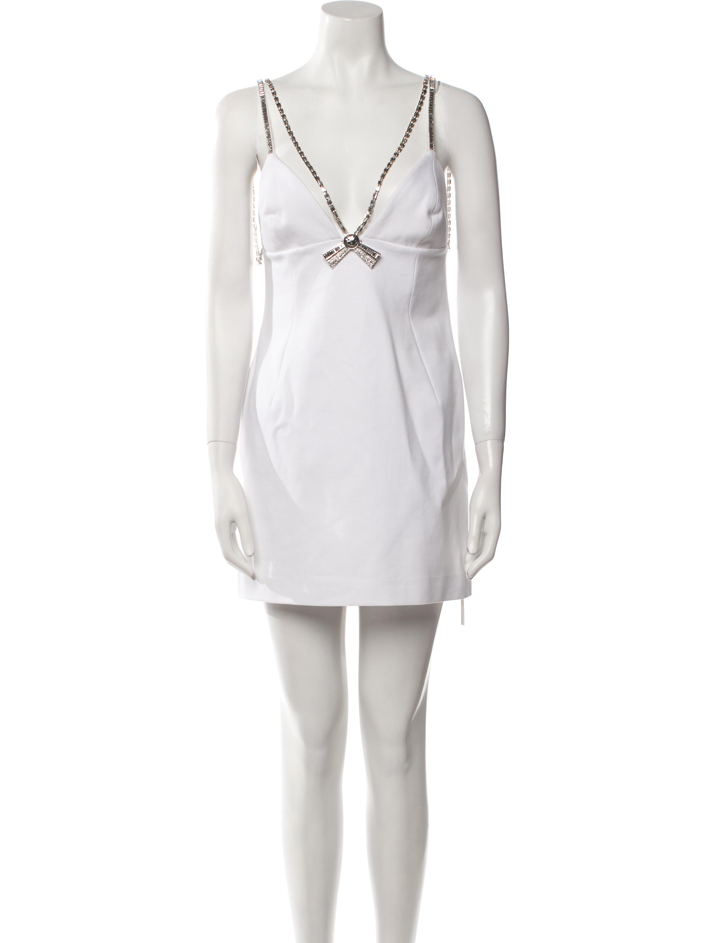 Area V-Neck Mini Dress