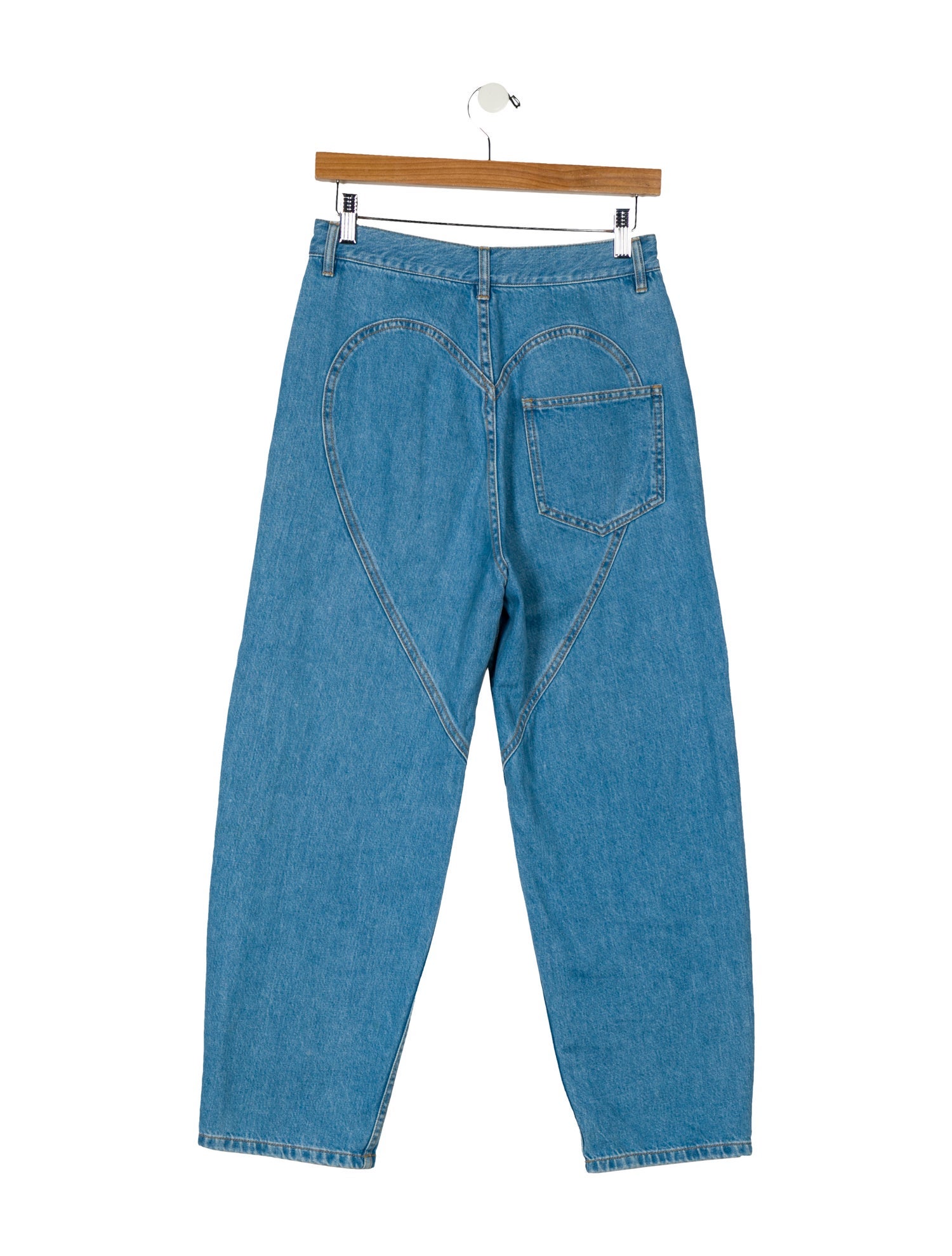 Area High-Rise Straight Leg Jeans