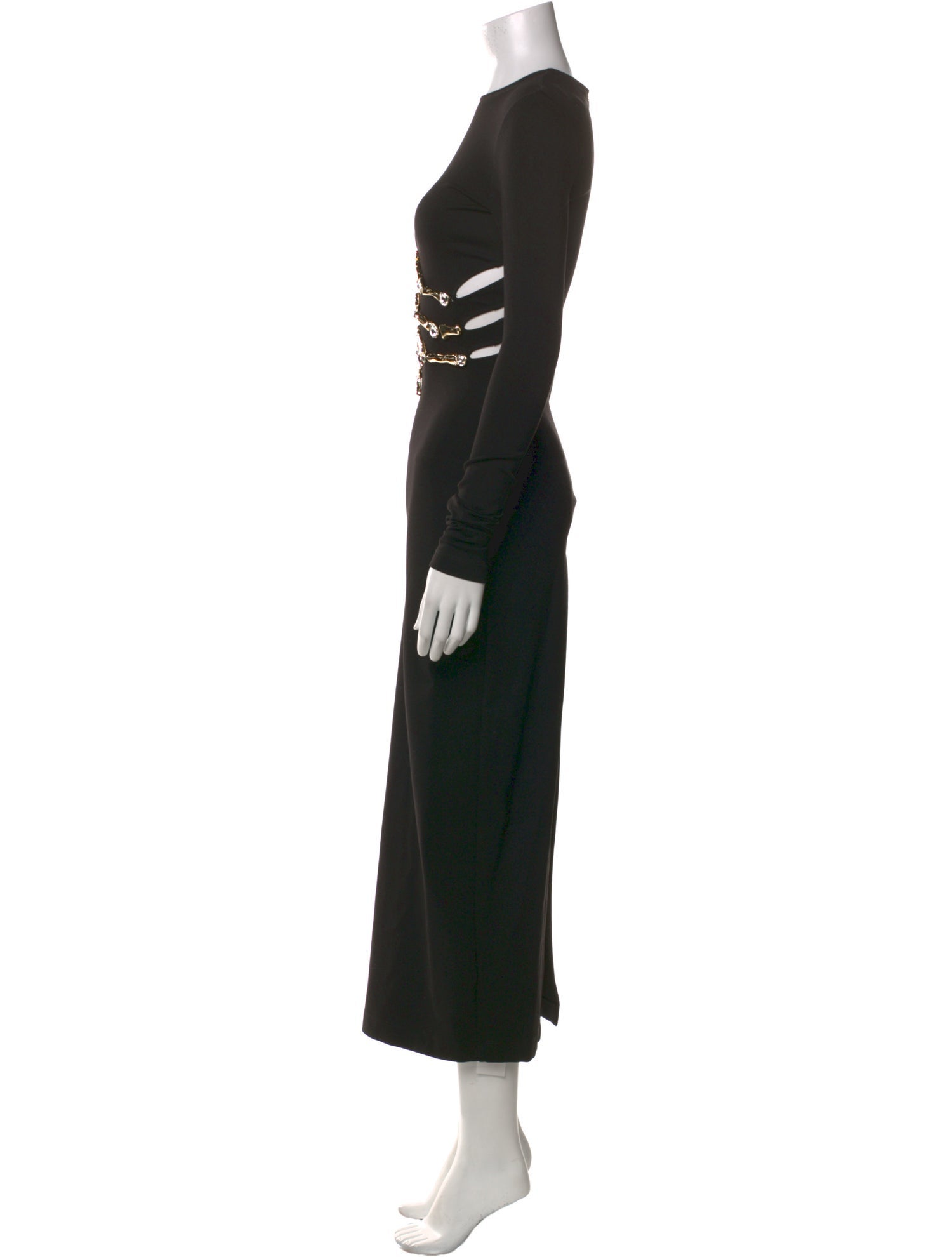 Area Crew Neck Long Dress