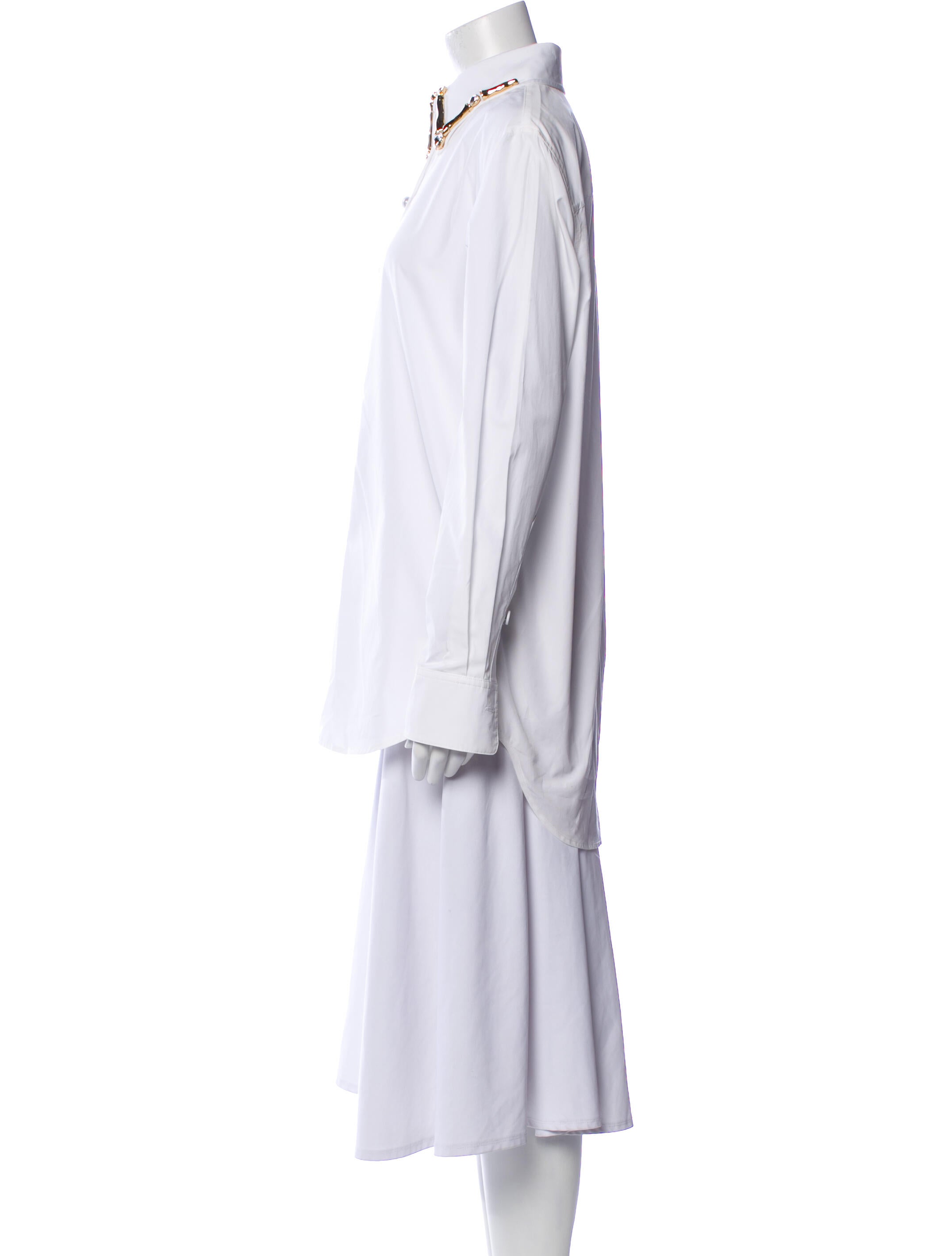 Area Long Sleeve Button-Up Top