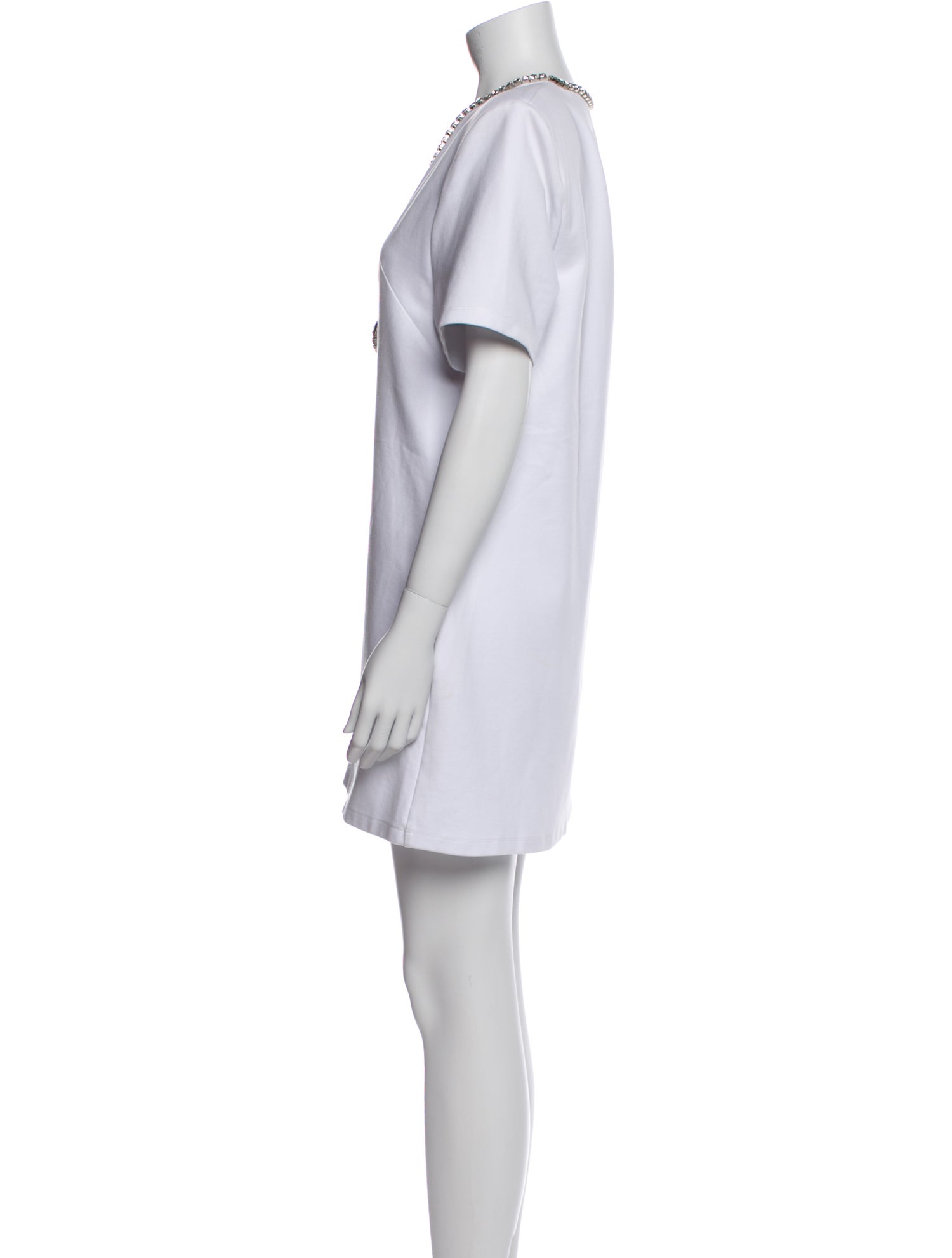 Area V-Neck Mini Dress