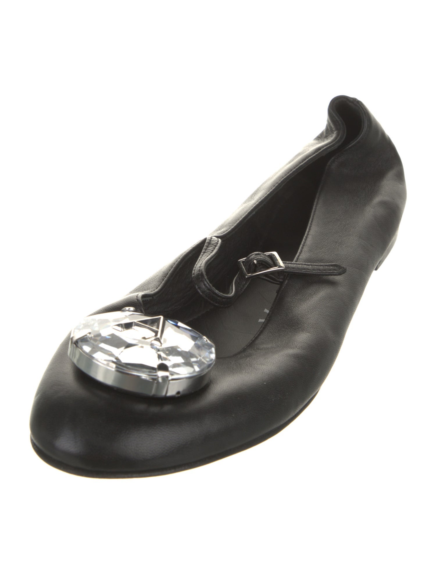 Area Leather Ballet Flats