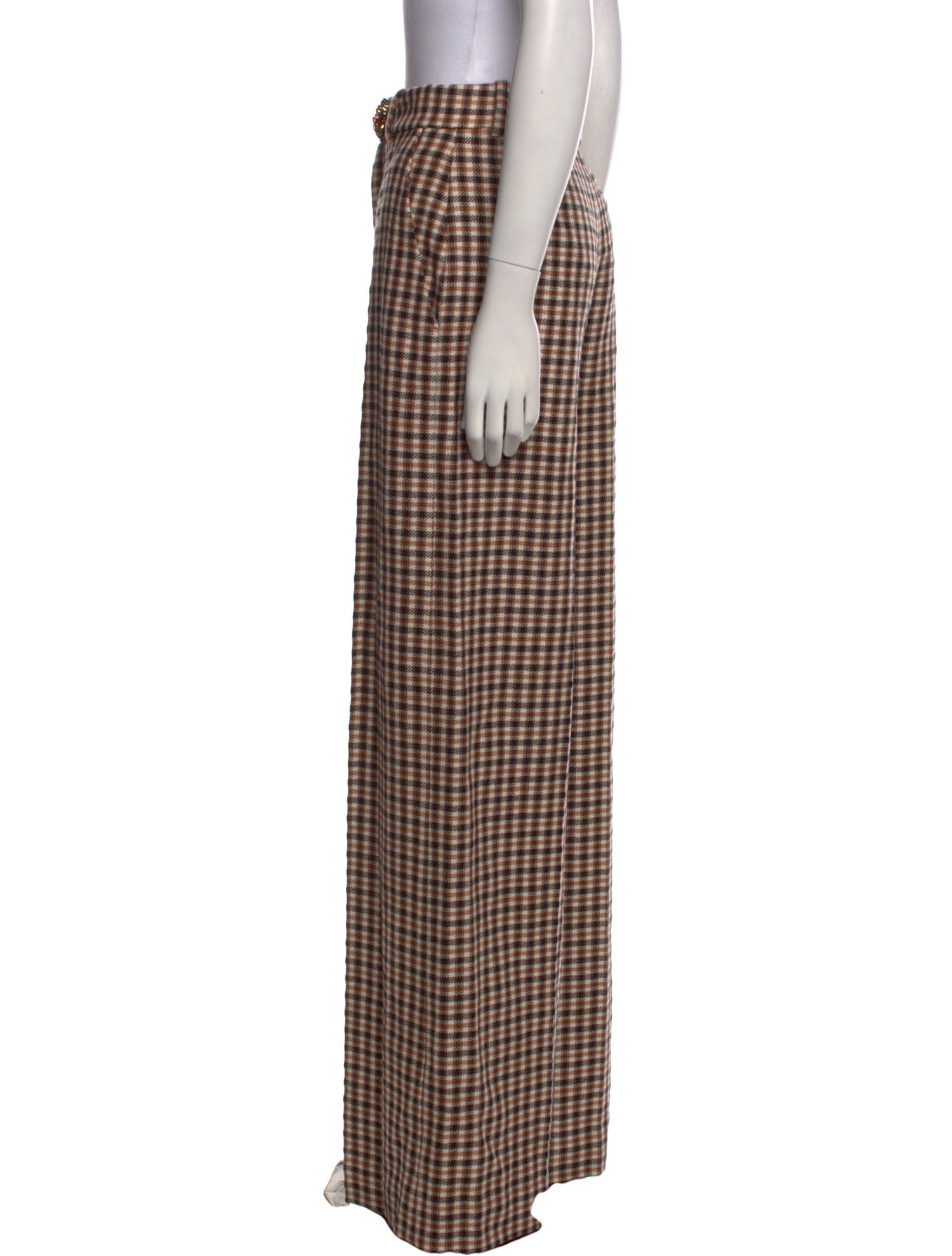 Area Virgin Wool Wide Leg Pants