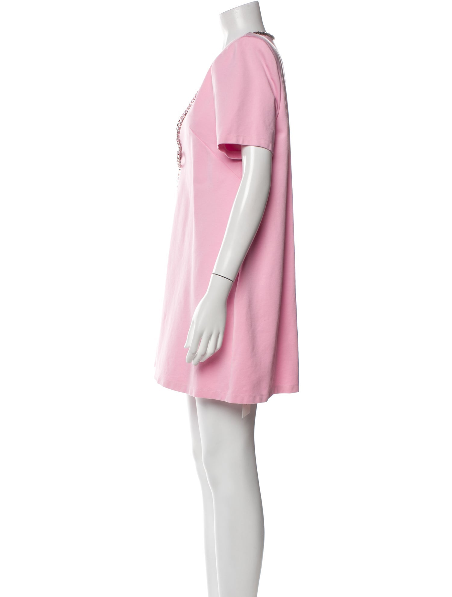 Area V-Neck Mini Dress