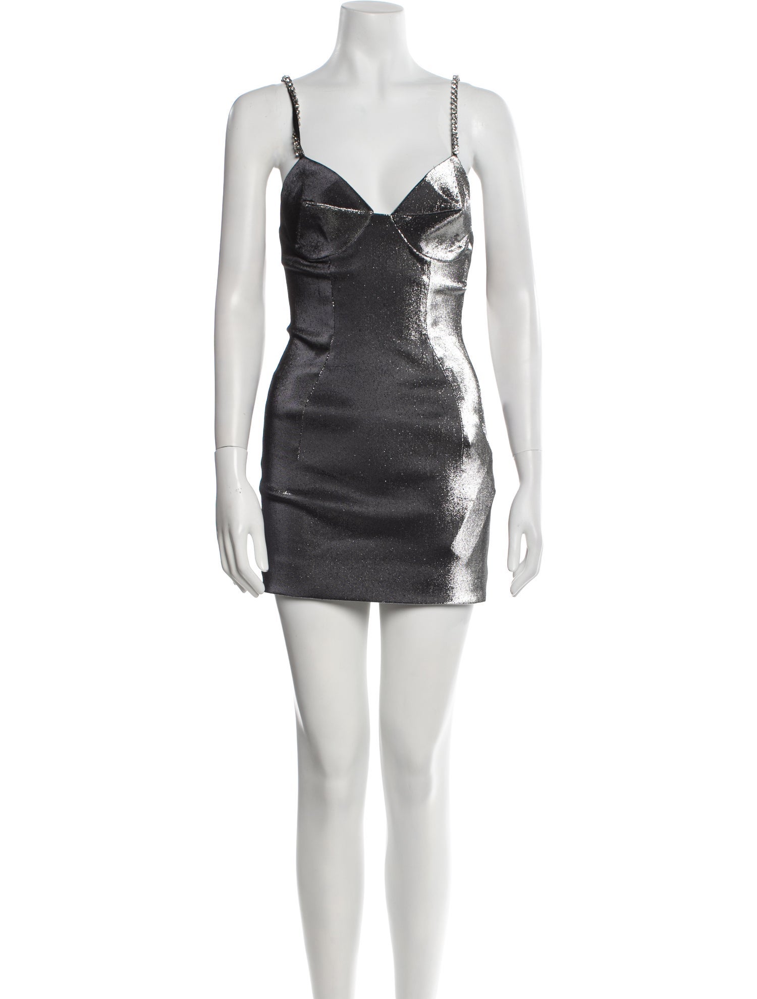 Area V-Neck Mini Dress w/ Tags