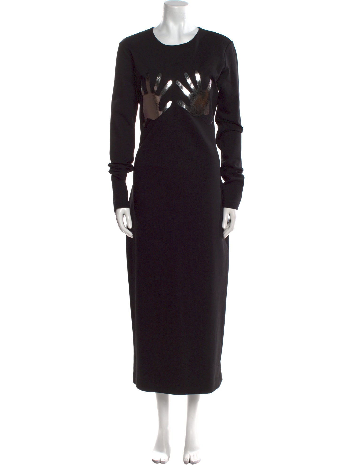 Area Crew Neck Long Dress