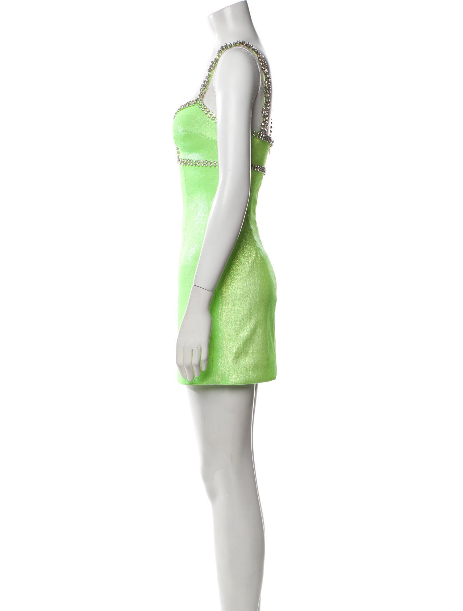 Area V-Neck Mini Dress