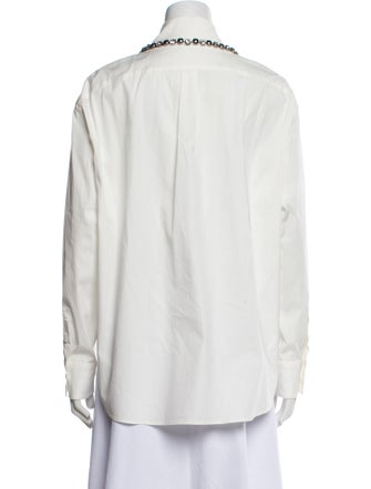 Area Long Sleeve Button-Up Top