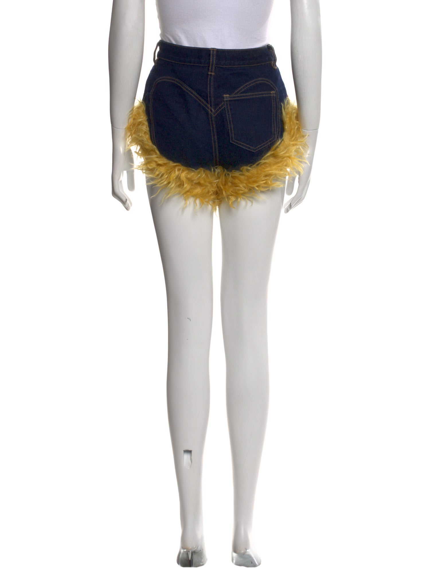 Area Printed Mini Shorts