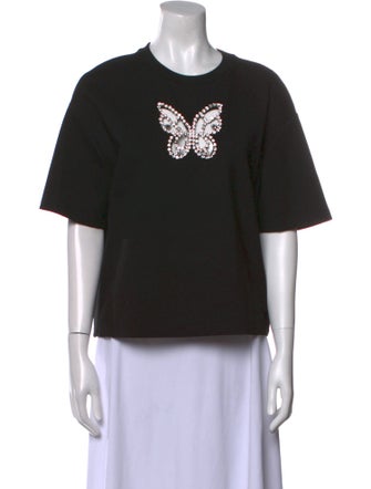 Area Graphic Print Crew Neck T-Shirt