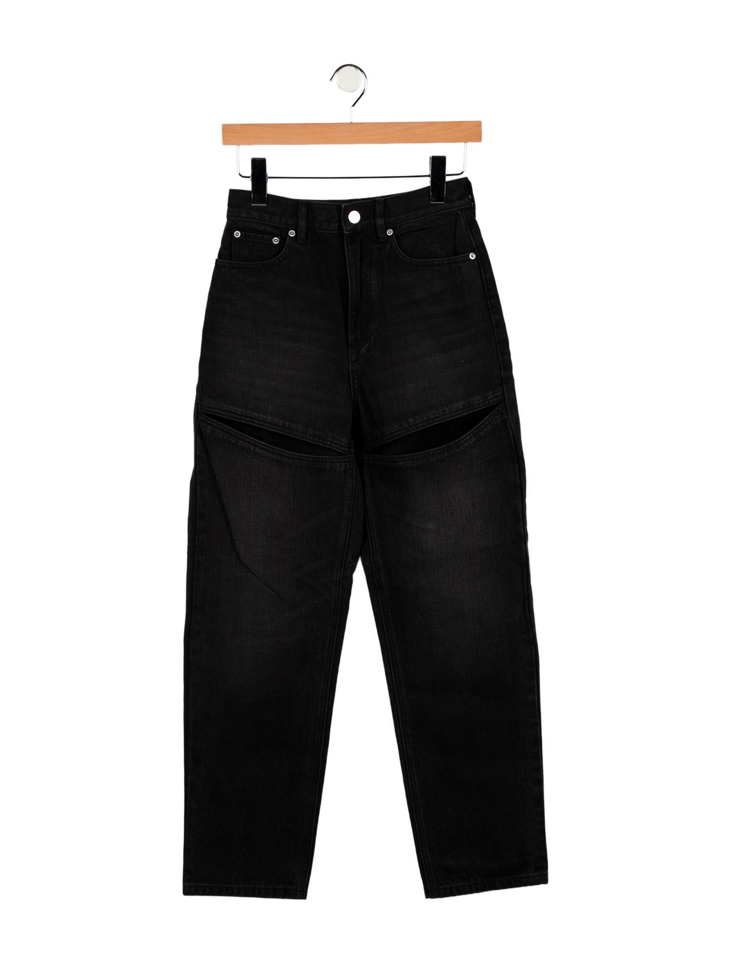 Area High-Rise Straight Leg Jeans w/ Tags