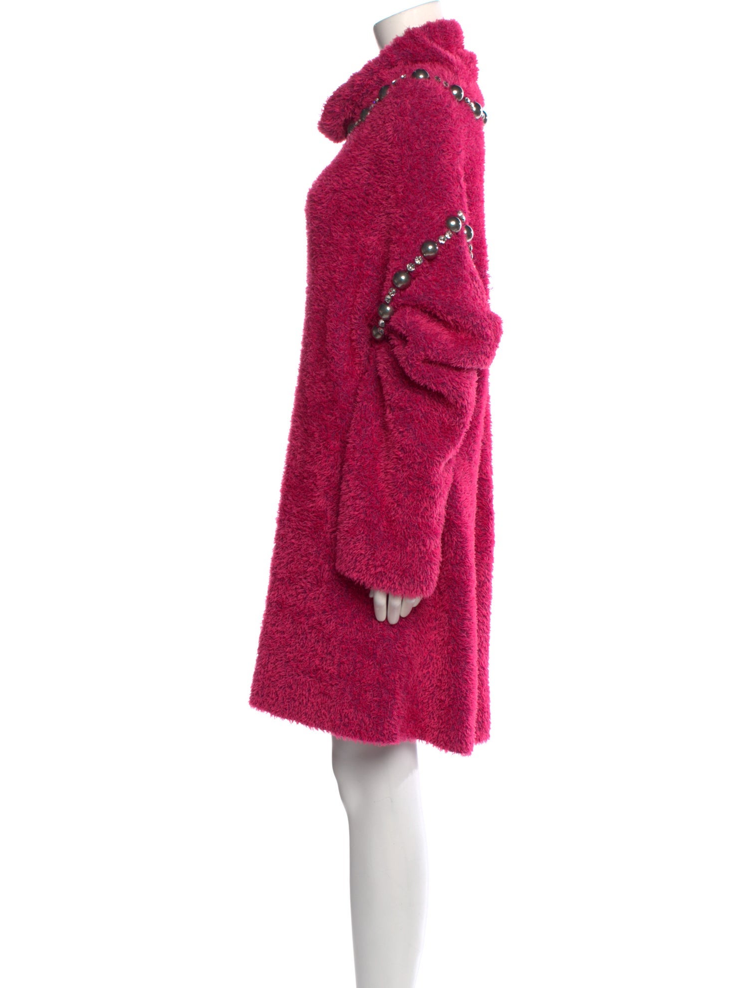 Area Turtleneck Mini Dress