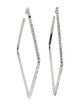 Area Crystal Dewi Square Hoop Earrings