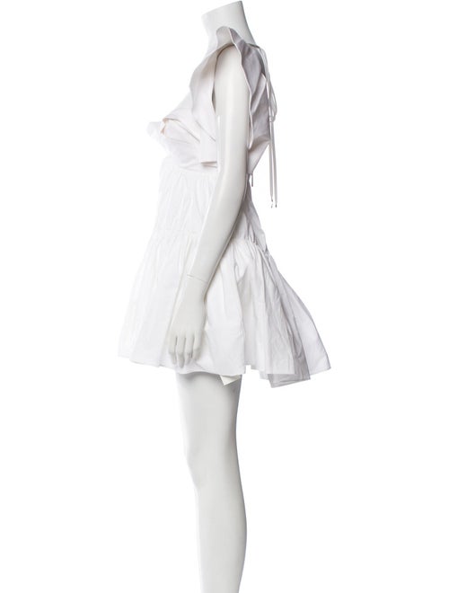 Area Square Neckline Mini Dress