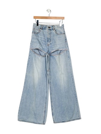 Area High-Rise Wide Leg Jeans