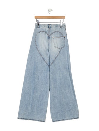 Area High-Rise Wide Leg Jeans