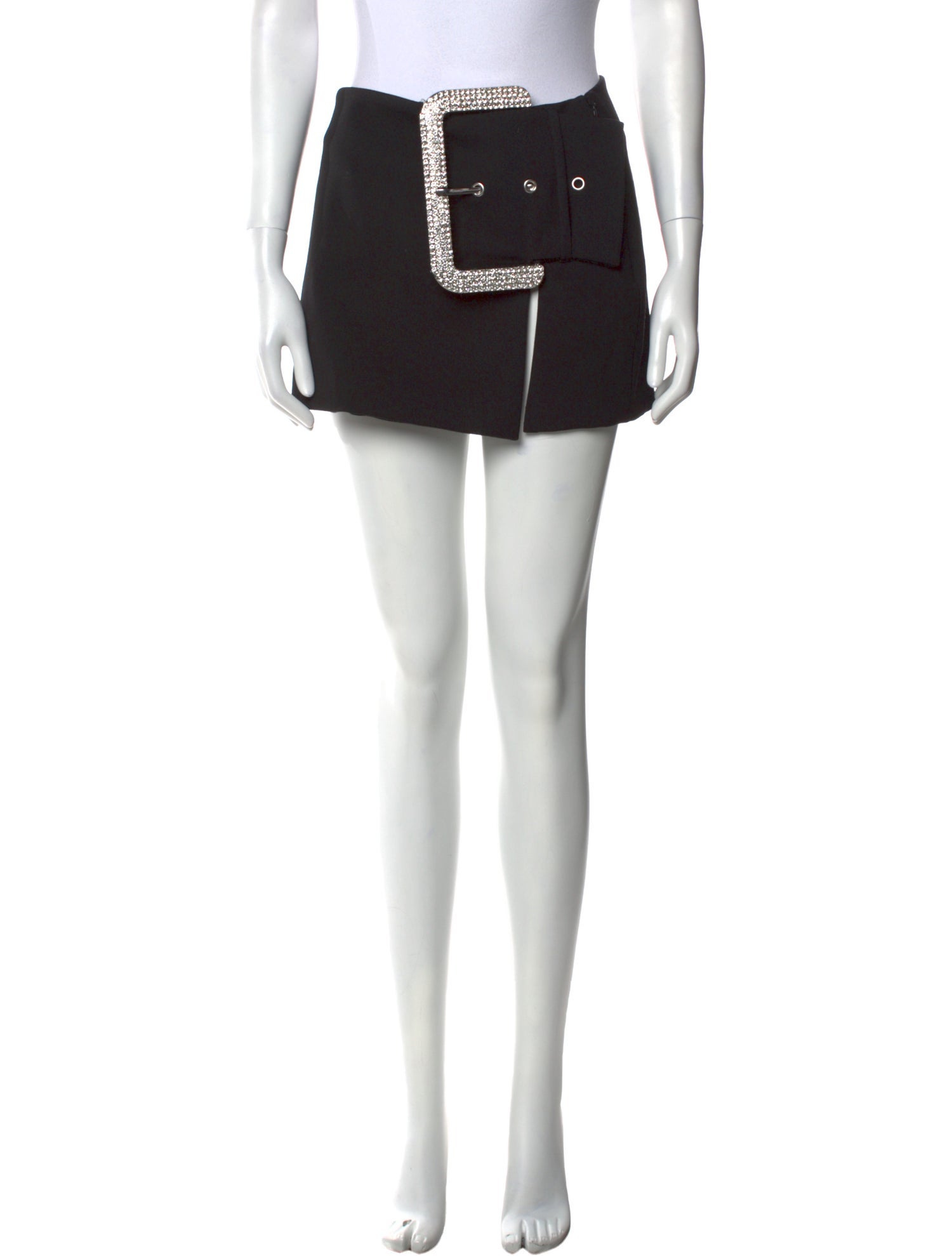 Area Virgin Wool Mini Skirt