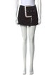 Area Virgin Wool Mini Skirt