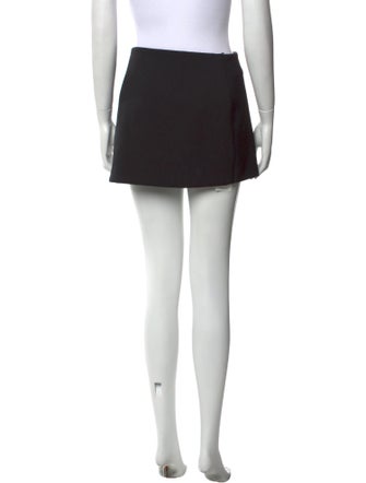 Area Virgin Wool Mini Skirt