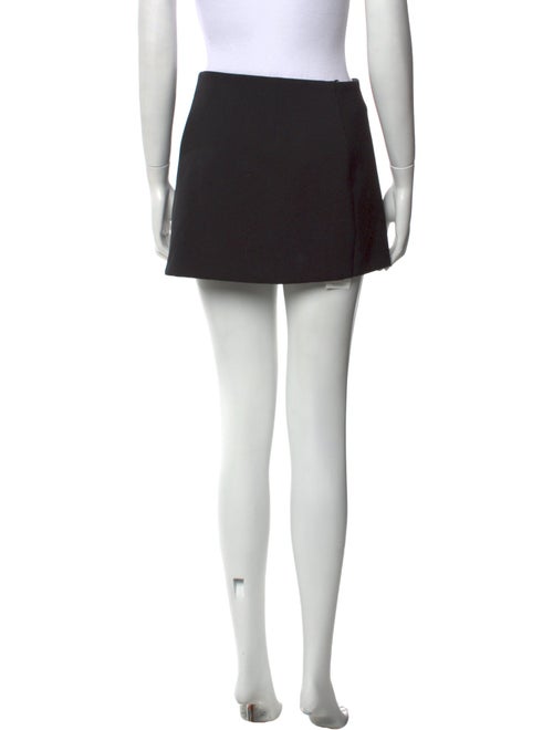 Area Virgin Wool Mini Skirt