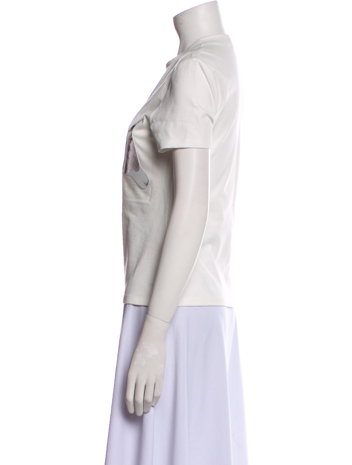 Area Graphic Print Crew Neck T-Shirt