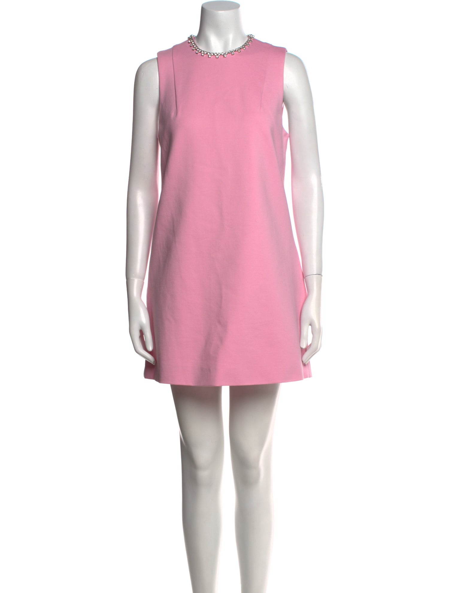 Area Crew Neck Mini Dress