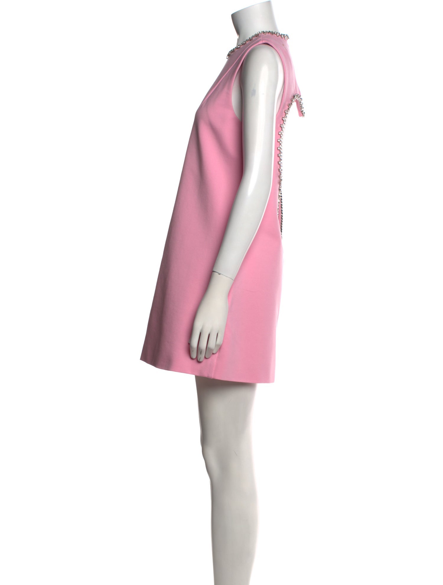 Area Crew Neck Mini Dress