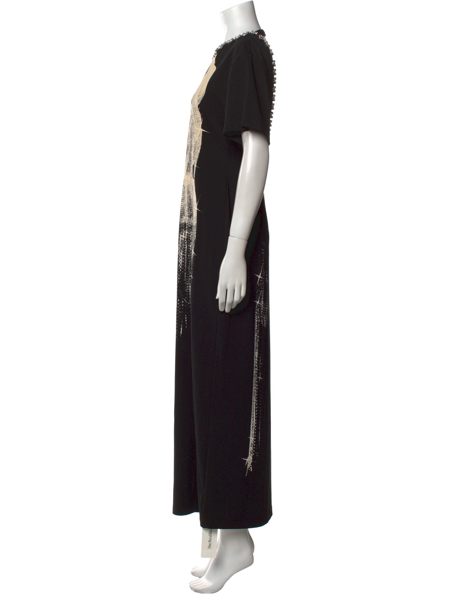 Area Crew Neck Long Dress