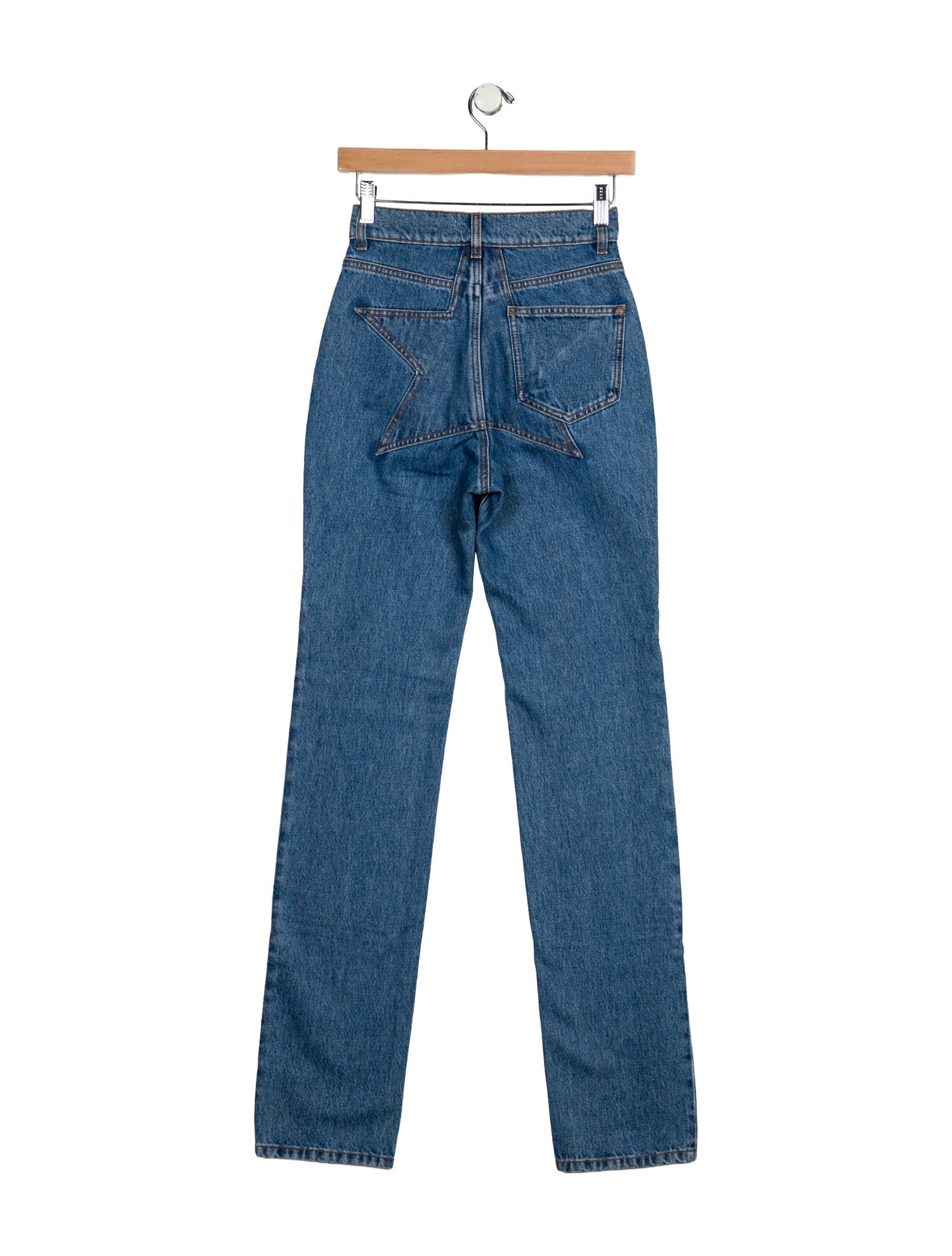 Area High-Rise Straight Leg Jeans w/ Tags