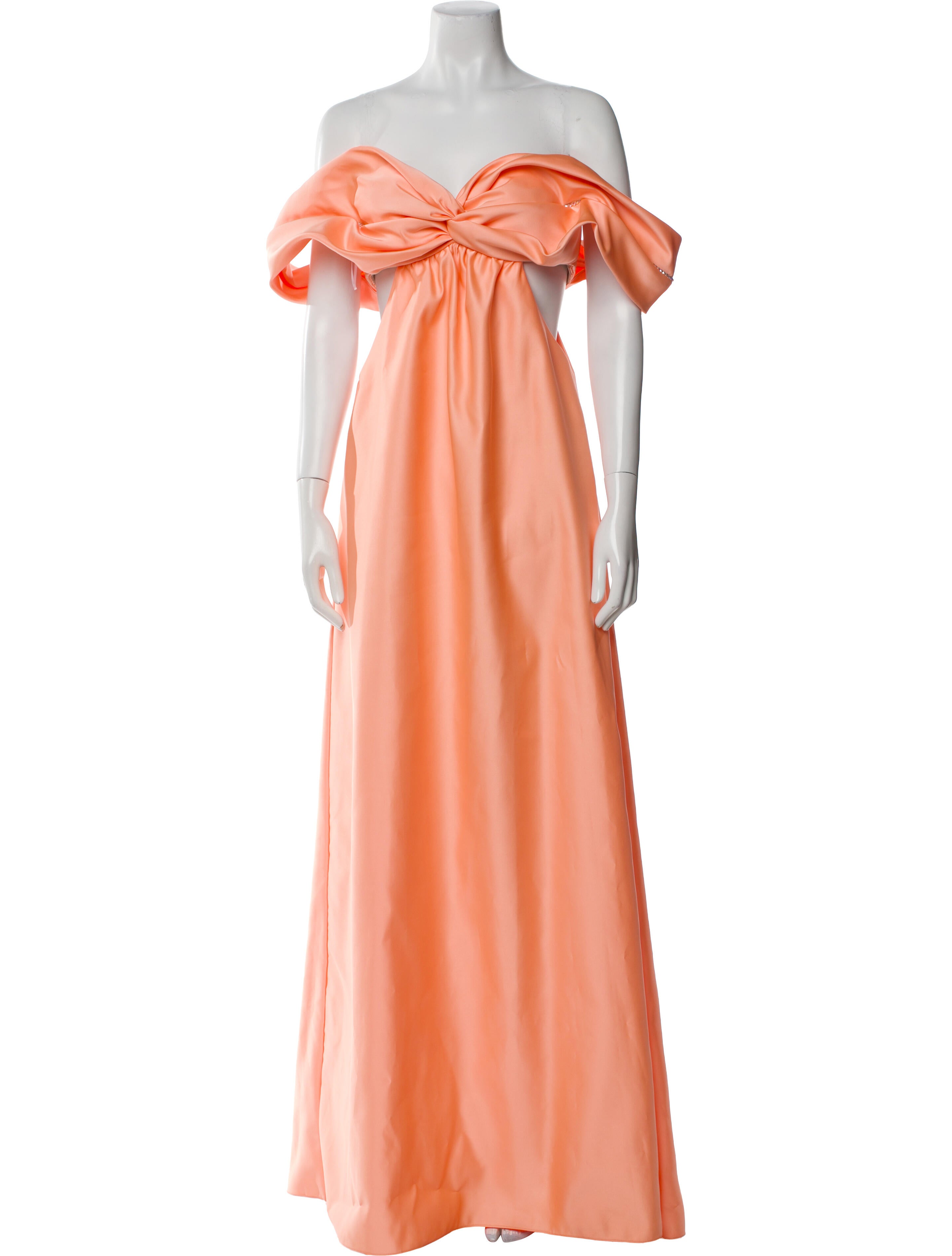 Area Off-The-Shoulder Long Dress w/ Tags