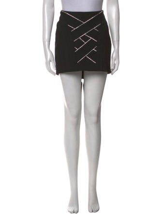 Area Virgin Wool Mini Skirt