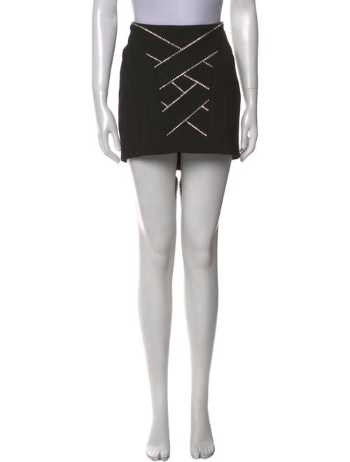 Area Virgin Wool Mini Skirt