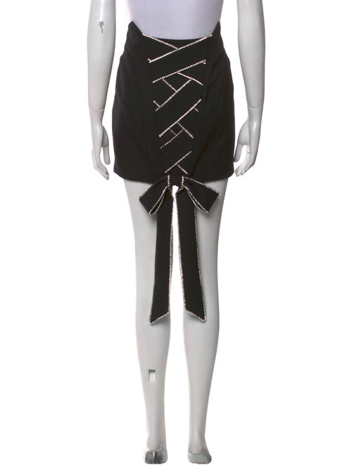 Area Virgin Wool Mini Skirt