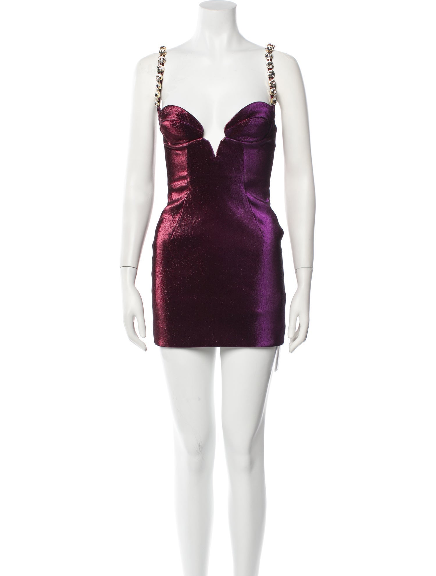 Area V-Neck Mini Dress w/ Tags