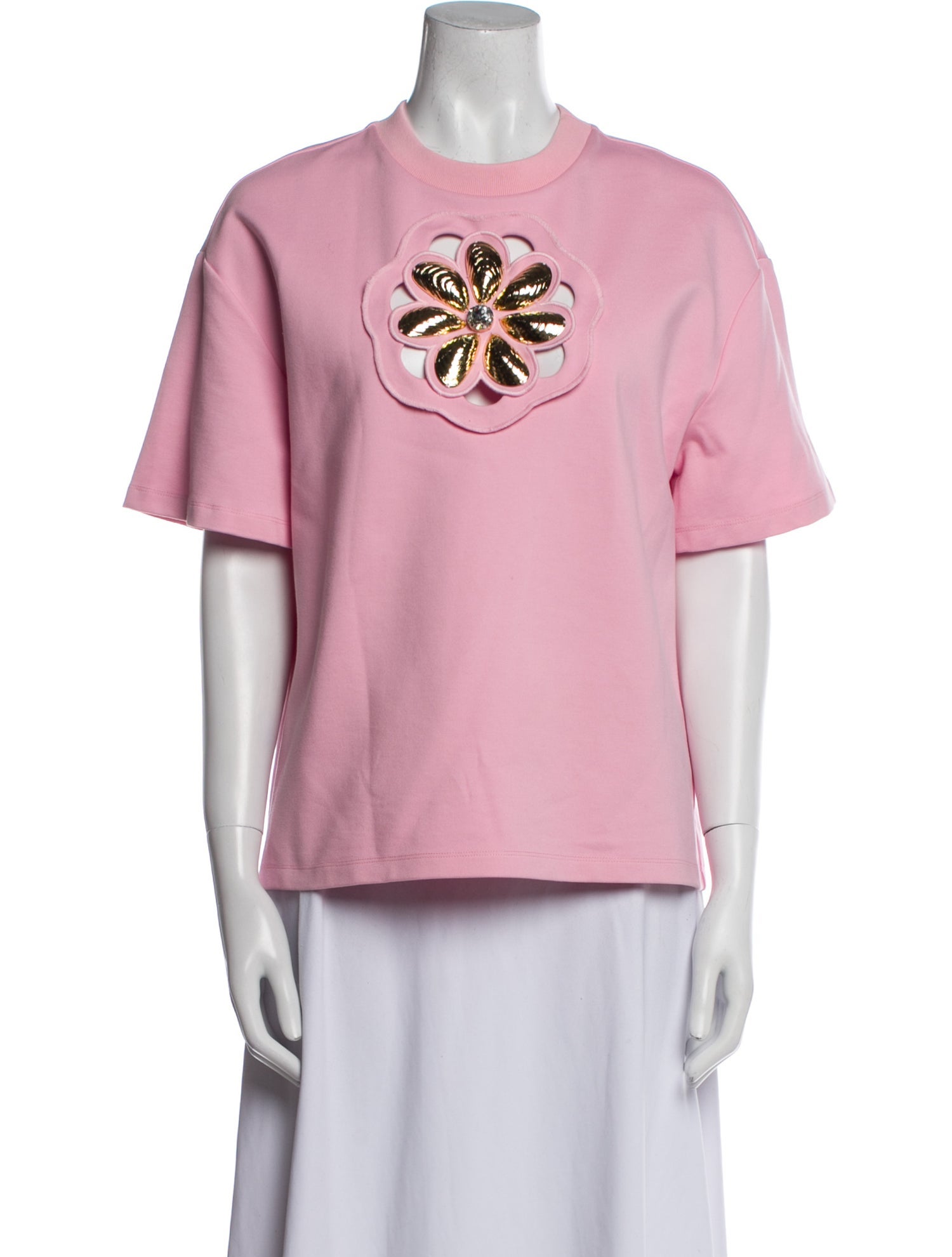 Area Graphic Print Crew Neck T-Shirt