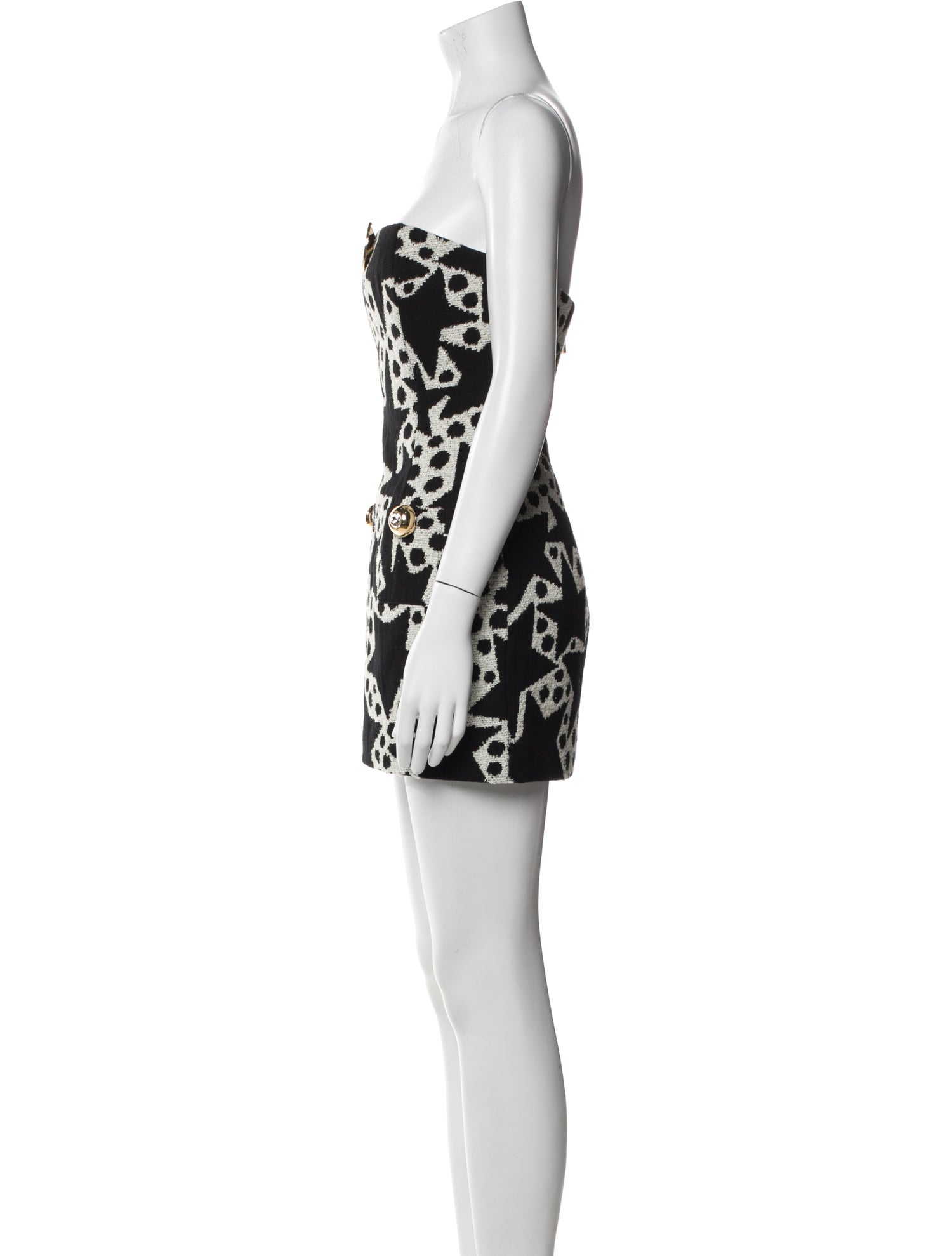 Area Printed Mini Dress