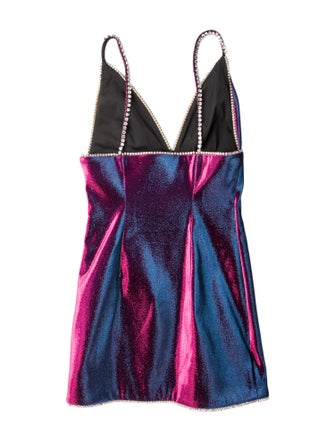 Area V-Neck Mini Dress