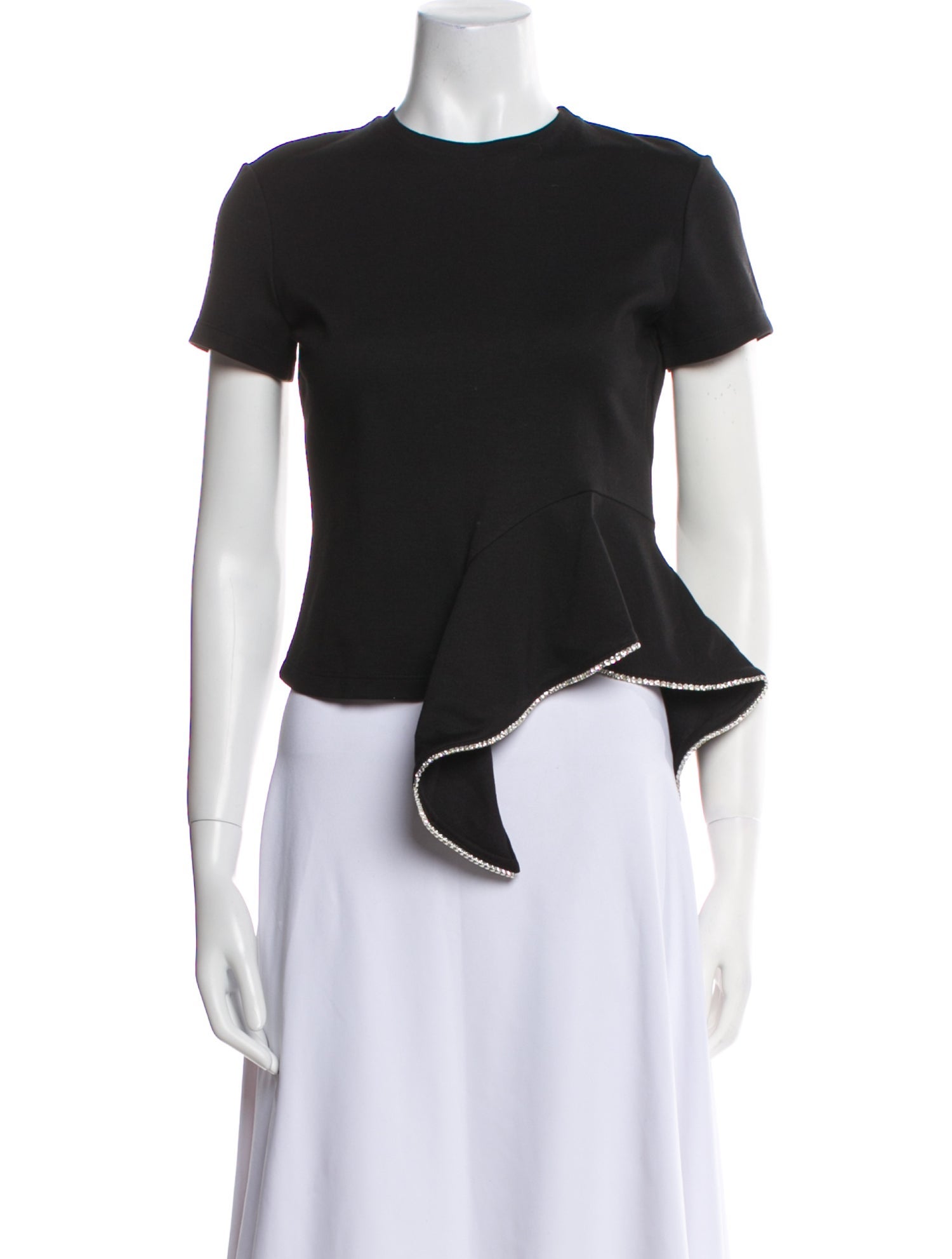 Area Crew Neck Short Sleeve Crop Top w/ Tags