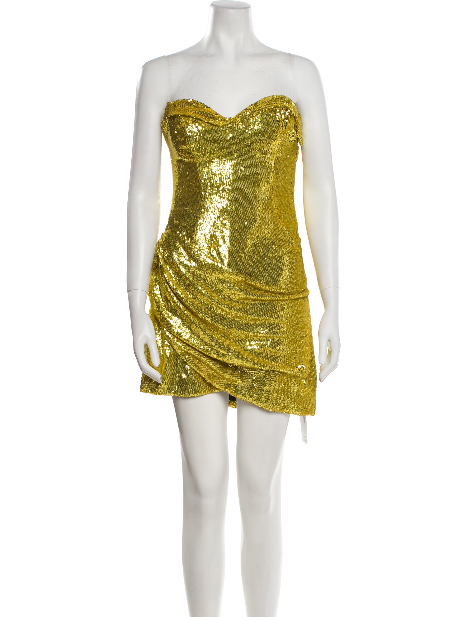 Area Strapless Mini Dress