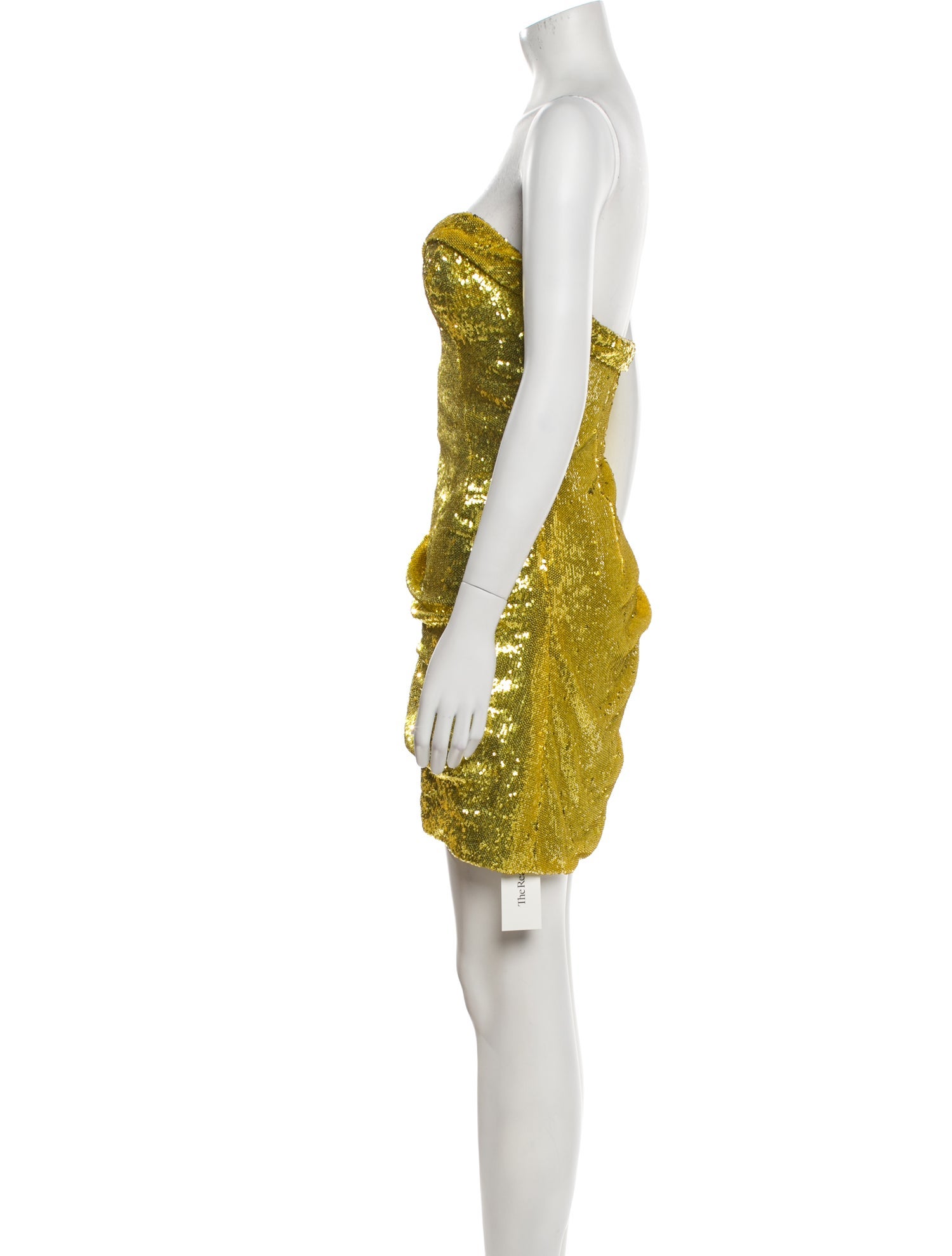 Area Strapless Mini Dress