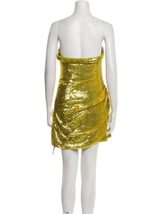 Area Strapless Mini Dress