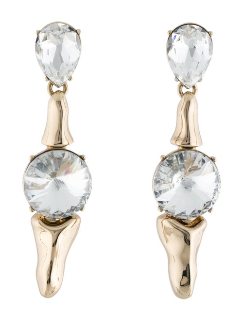 Area Crystal Drop Earrings
