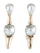 Area Crystal Drop Earrings
